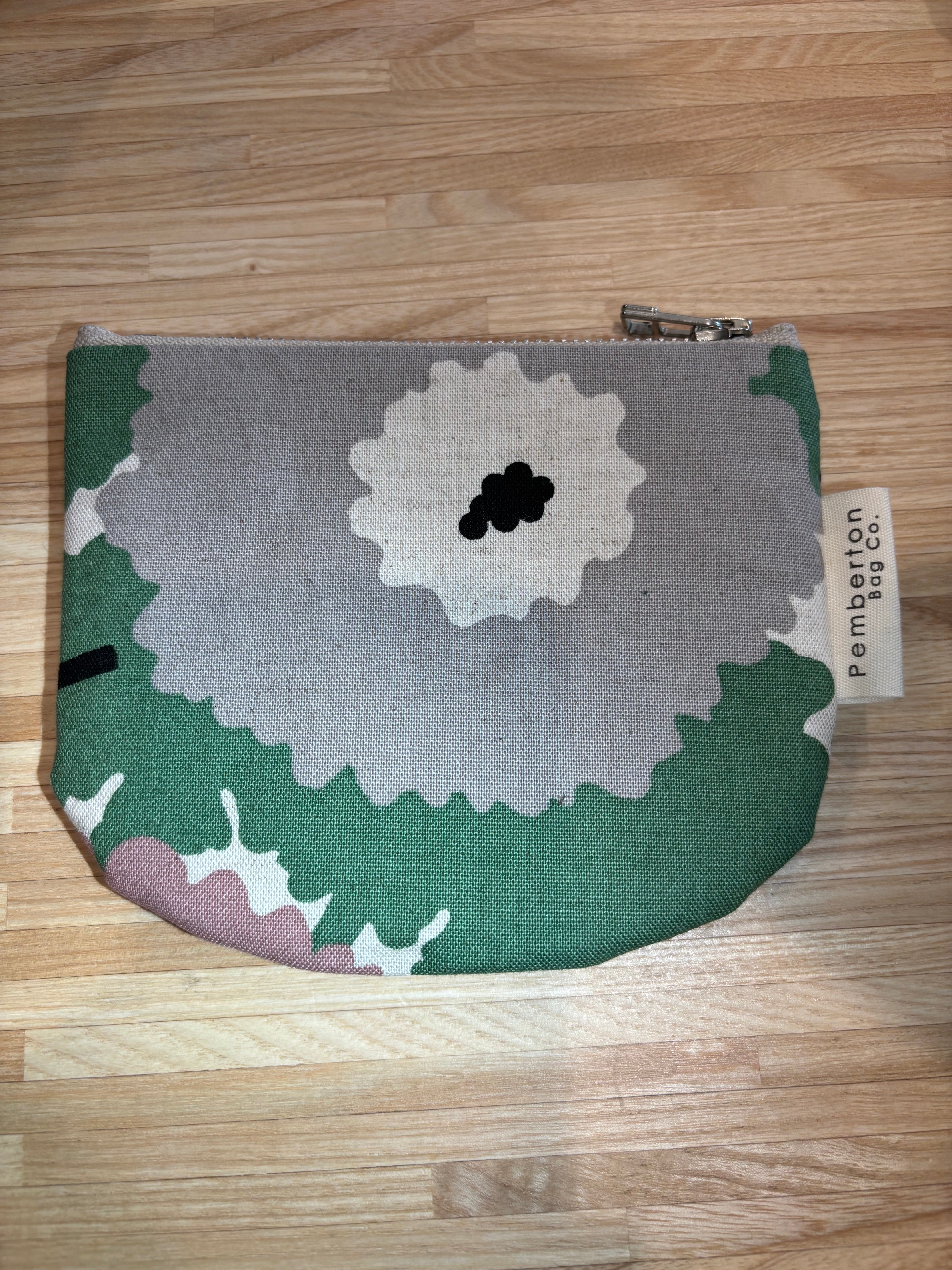 Small Zip Oilskin Purse