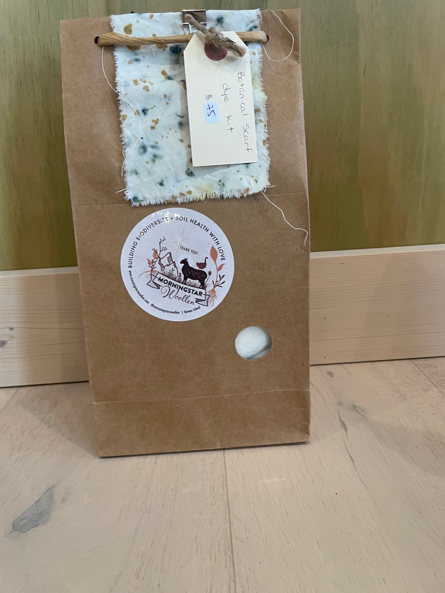 Botanical scarf dye kit