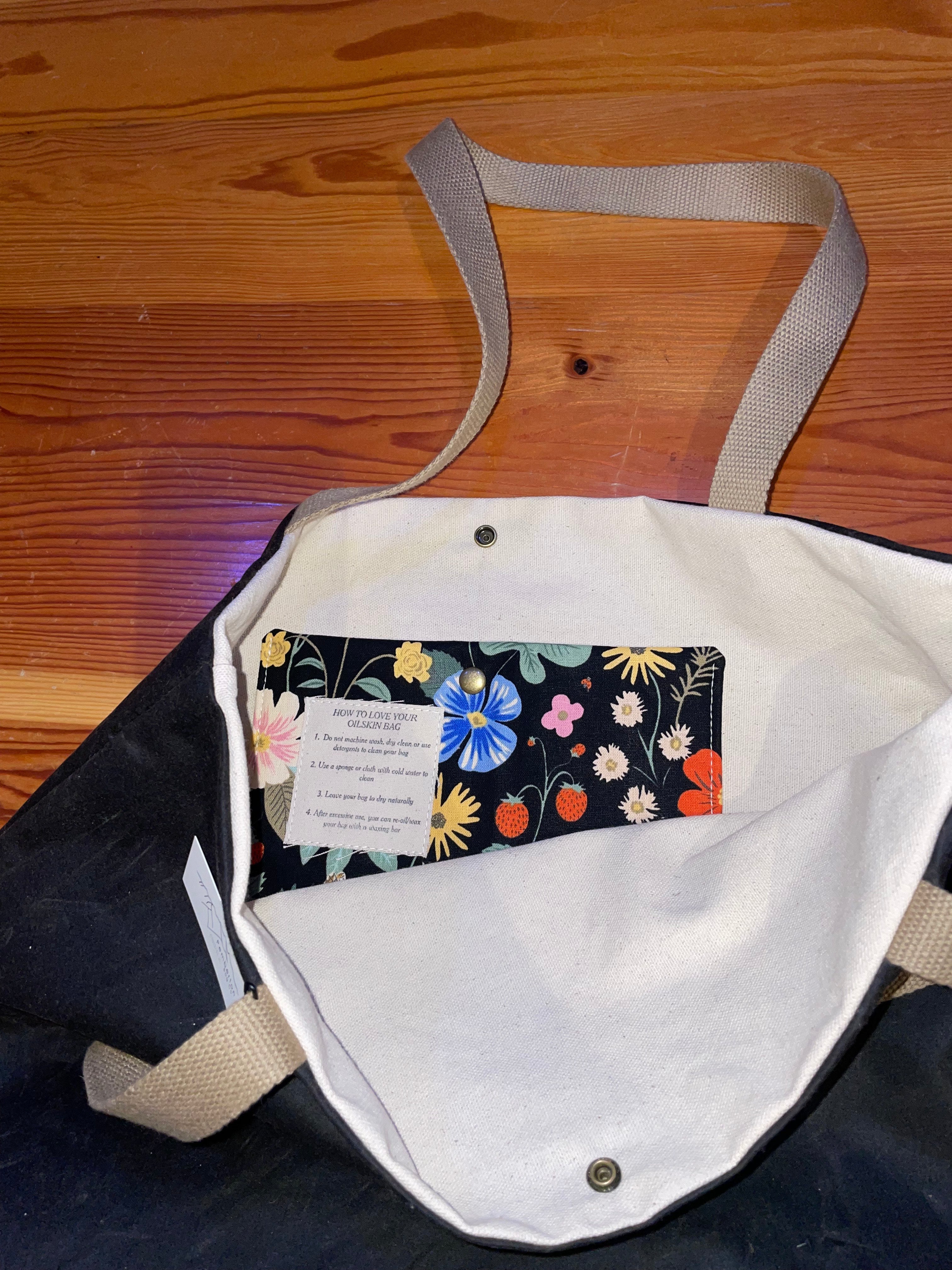 Simple Oilskin Tote