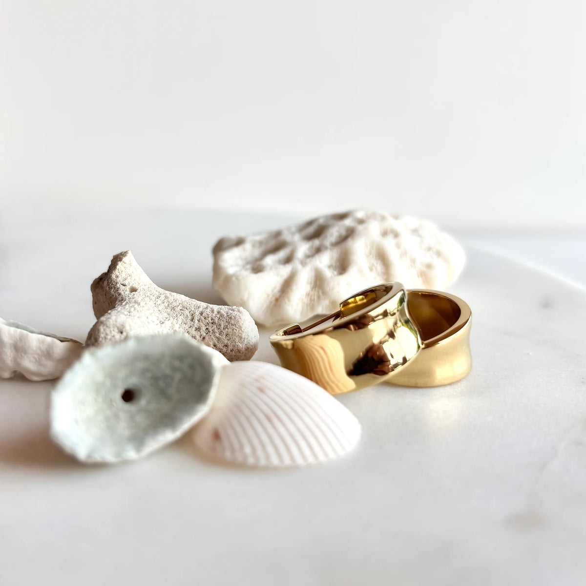 COAST - Chunky Band Hoop Earrings