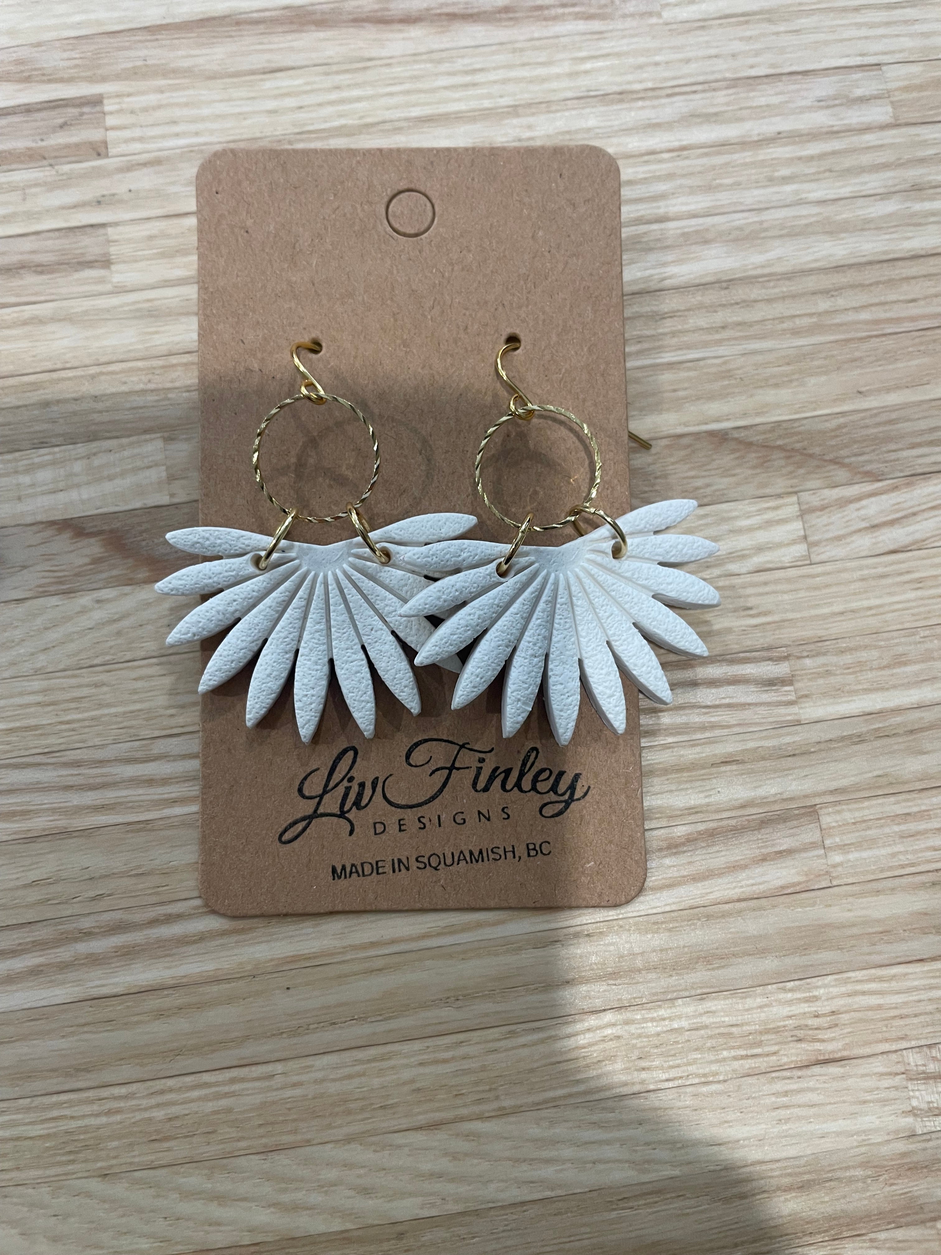 Earrings - Palm