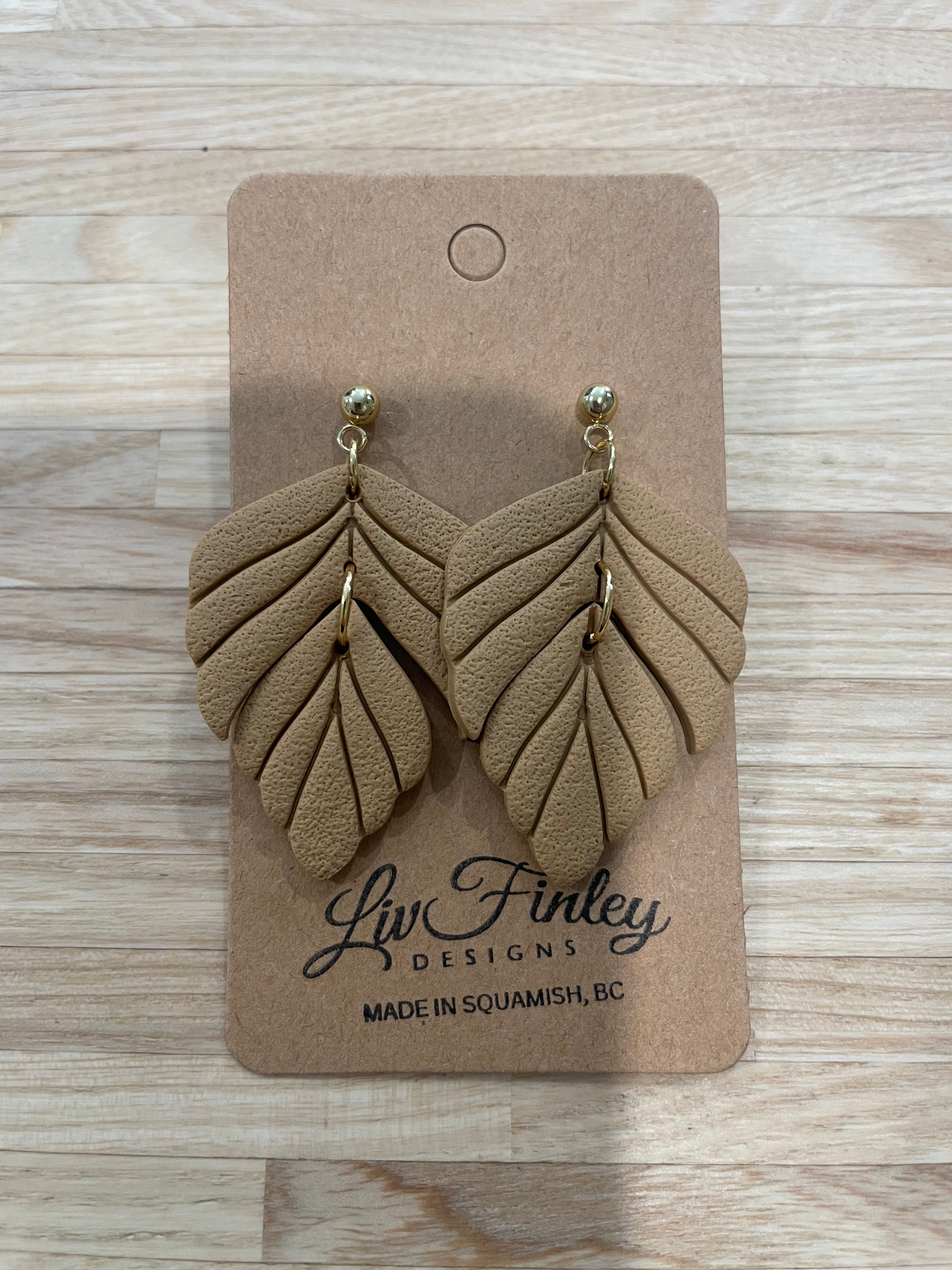 Earrings - Leaf