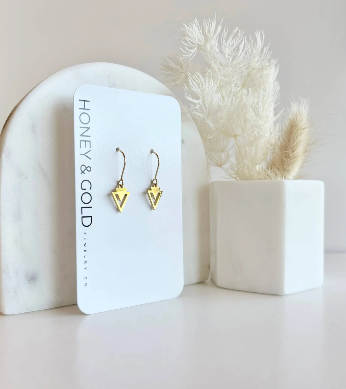CATALYST: Gold-Tone Geometric Earring