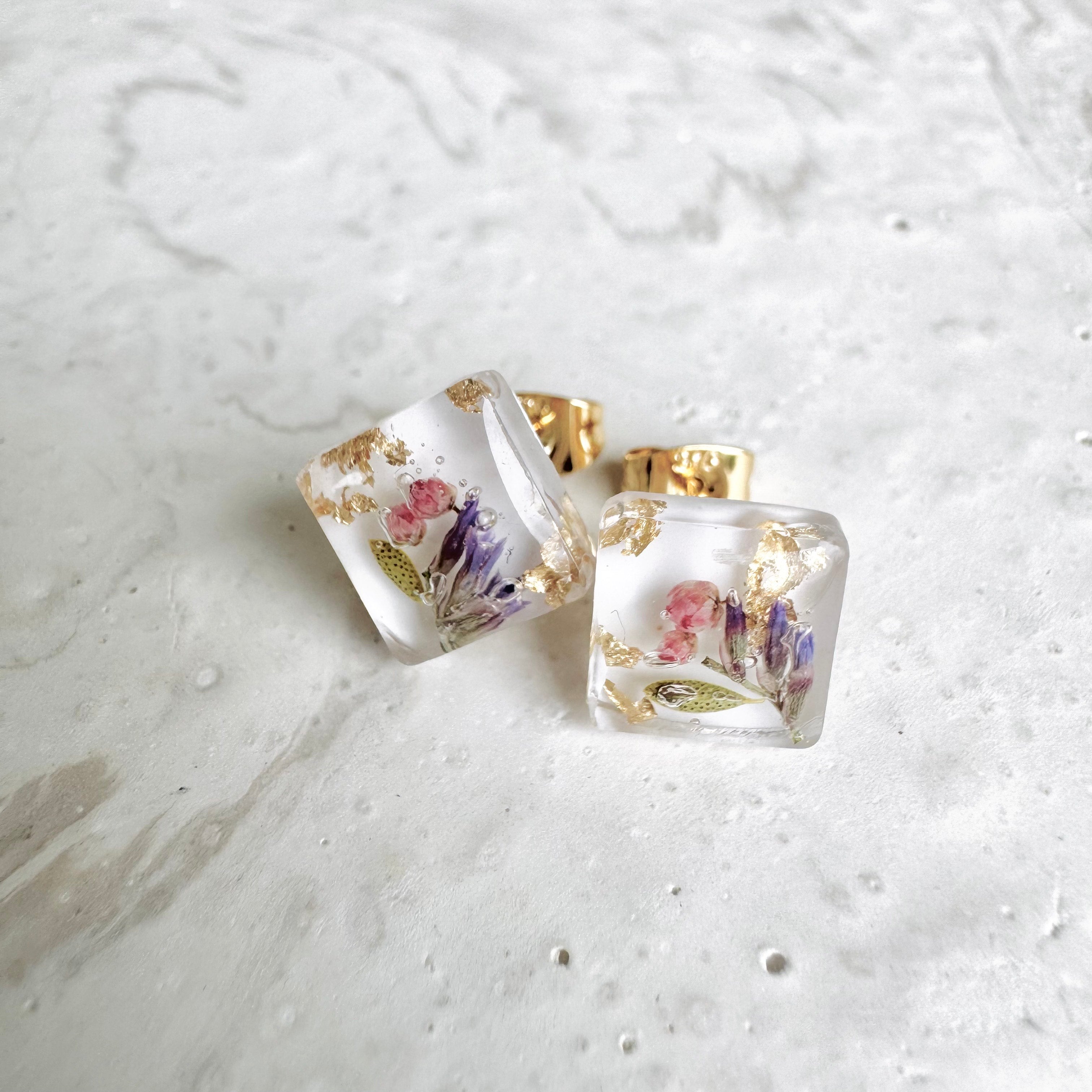 Earrings - Flower Dance Studs