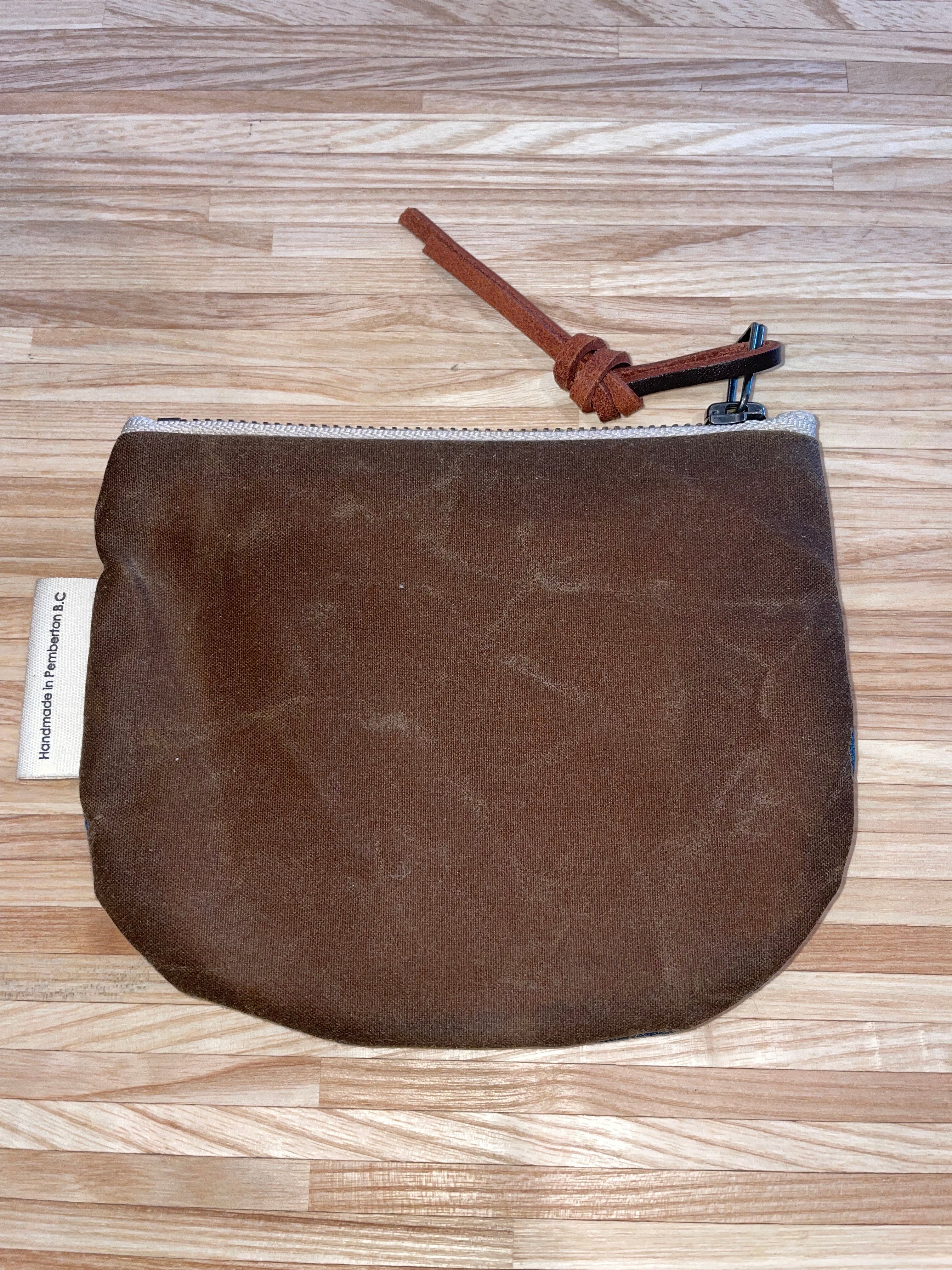 Oilskin Small Zip Purse