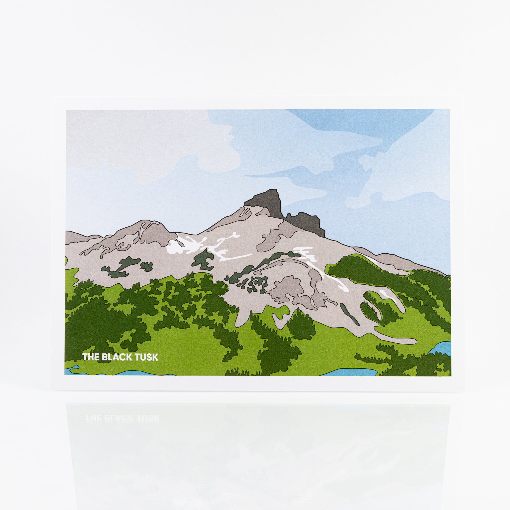 Jade Littlewood - Greeting Card - The Black Tusk: Whistler BC