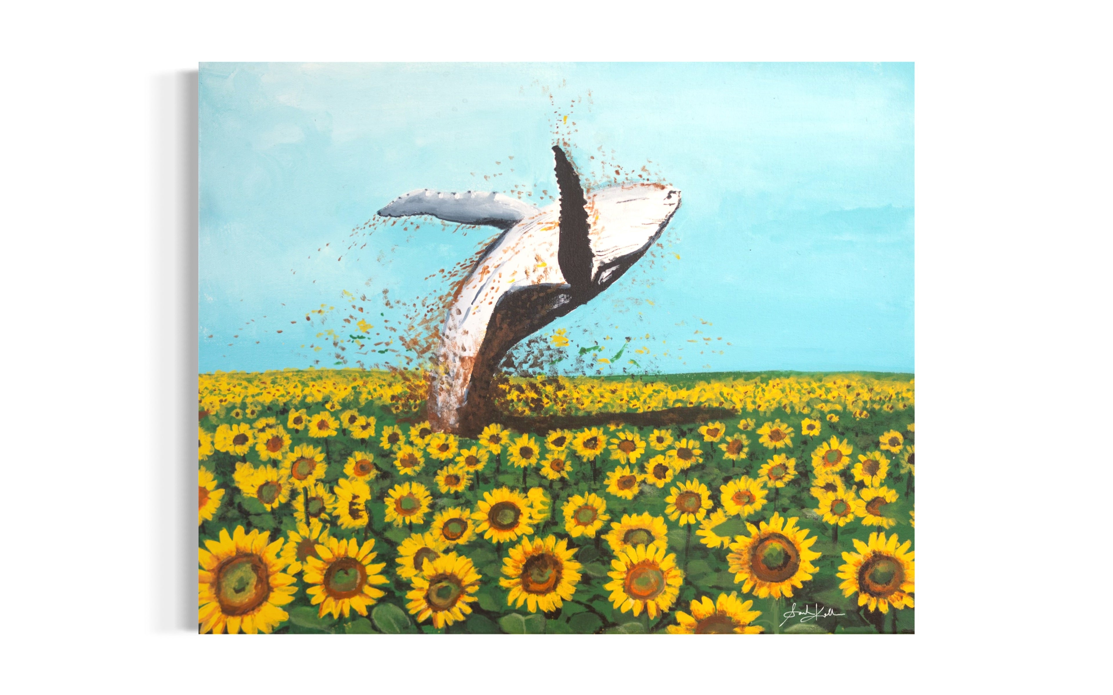 Art Print - Joy in Sunflowers