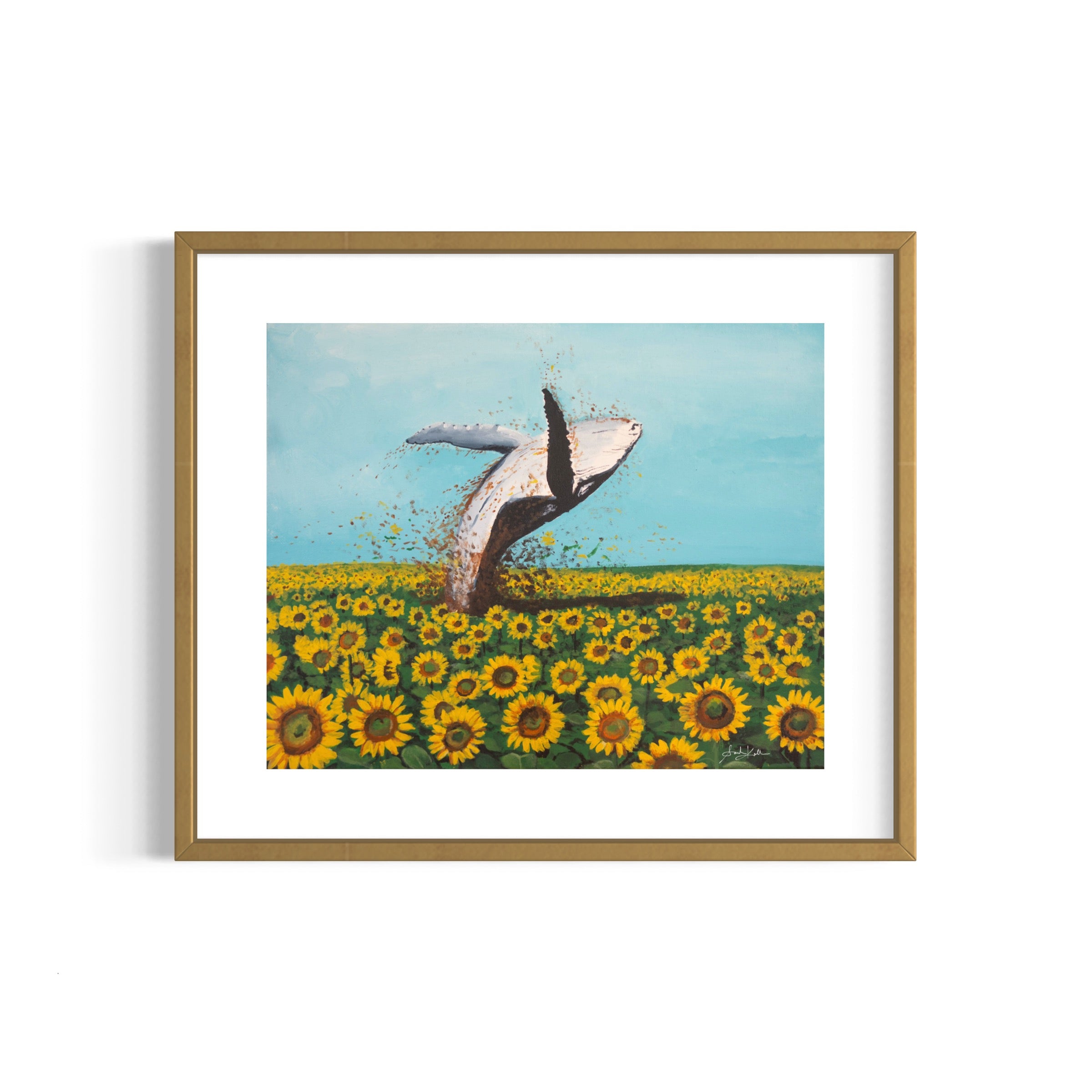 Art Print - Joy in Sunflowers