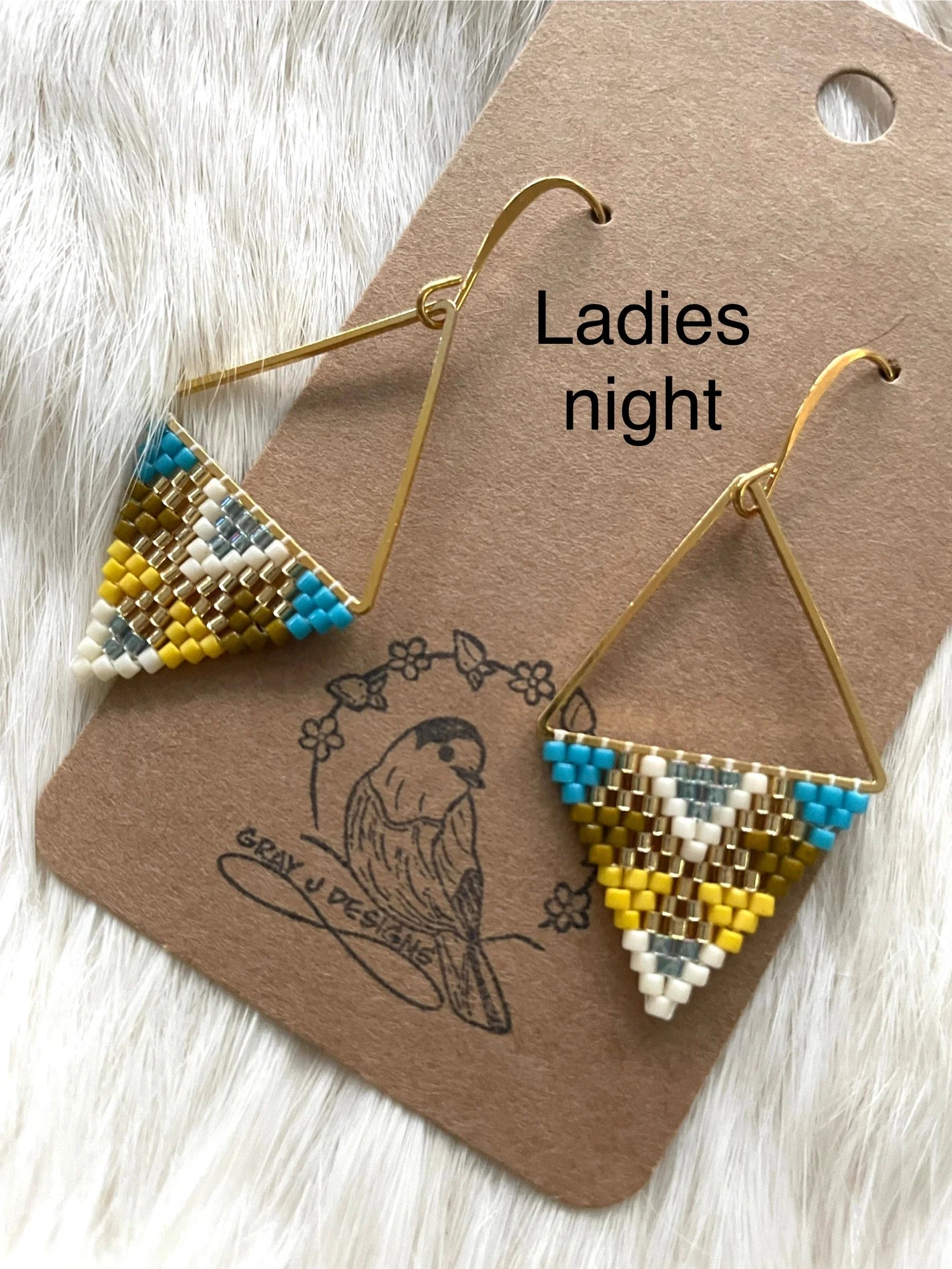 Earrings - Petite Triangles