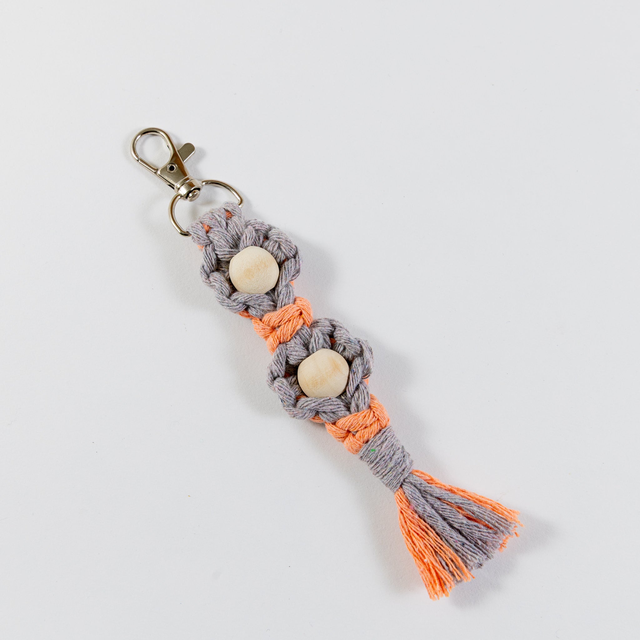 Keychain Flower Macrame - Double