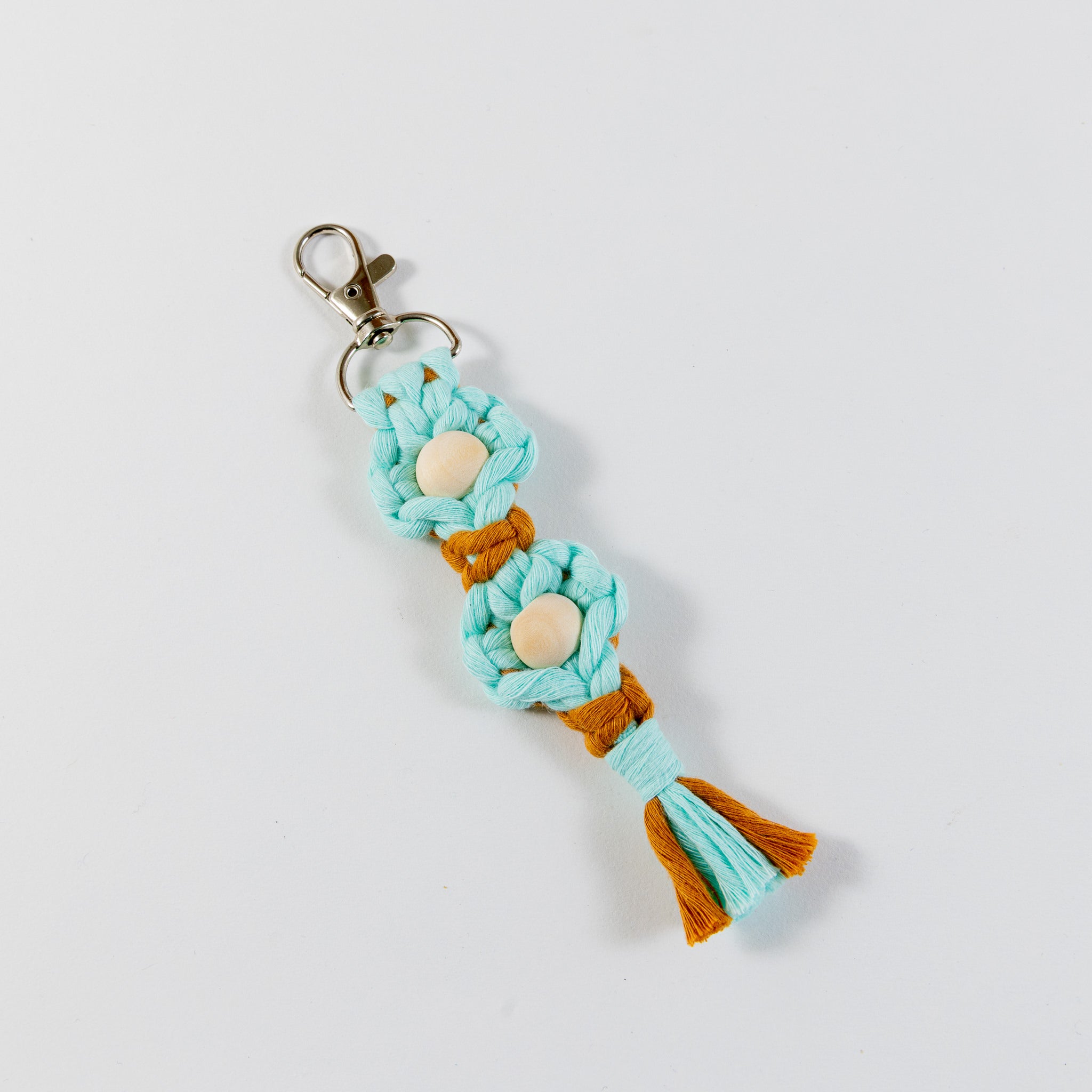 Keychain Flower Macrame - Double
