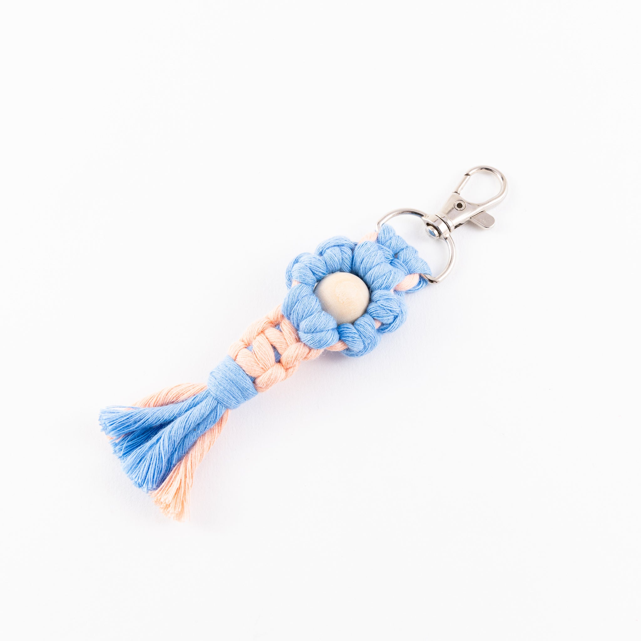 Minttu Fibre Arts - Keychain Flower Macrame - Single