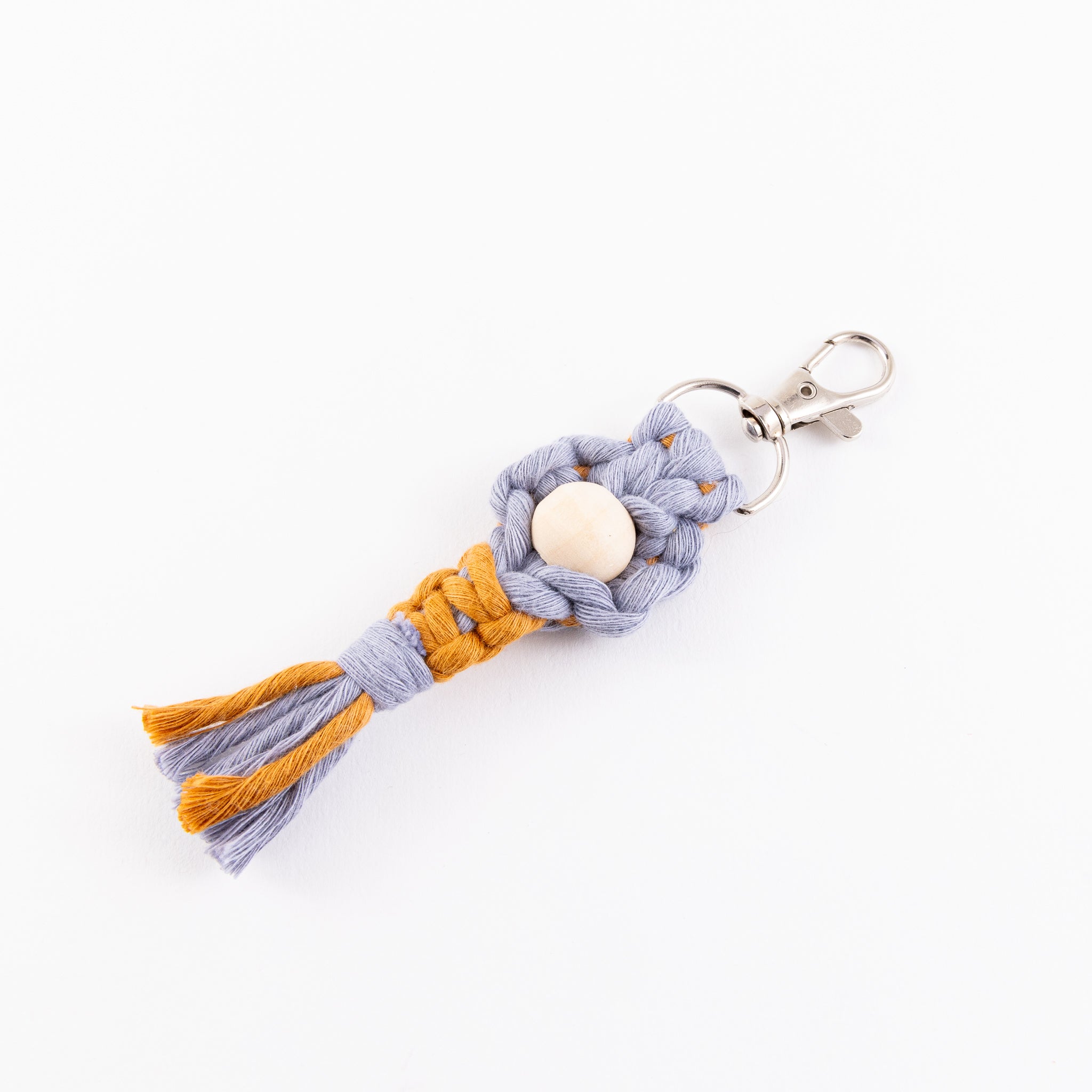 Minttu Fibre Arts - Keychain Flower Macrame - Single