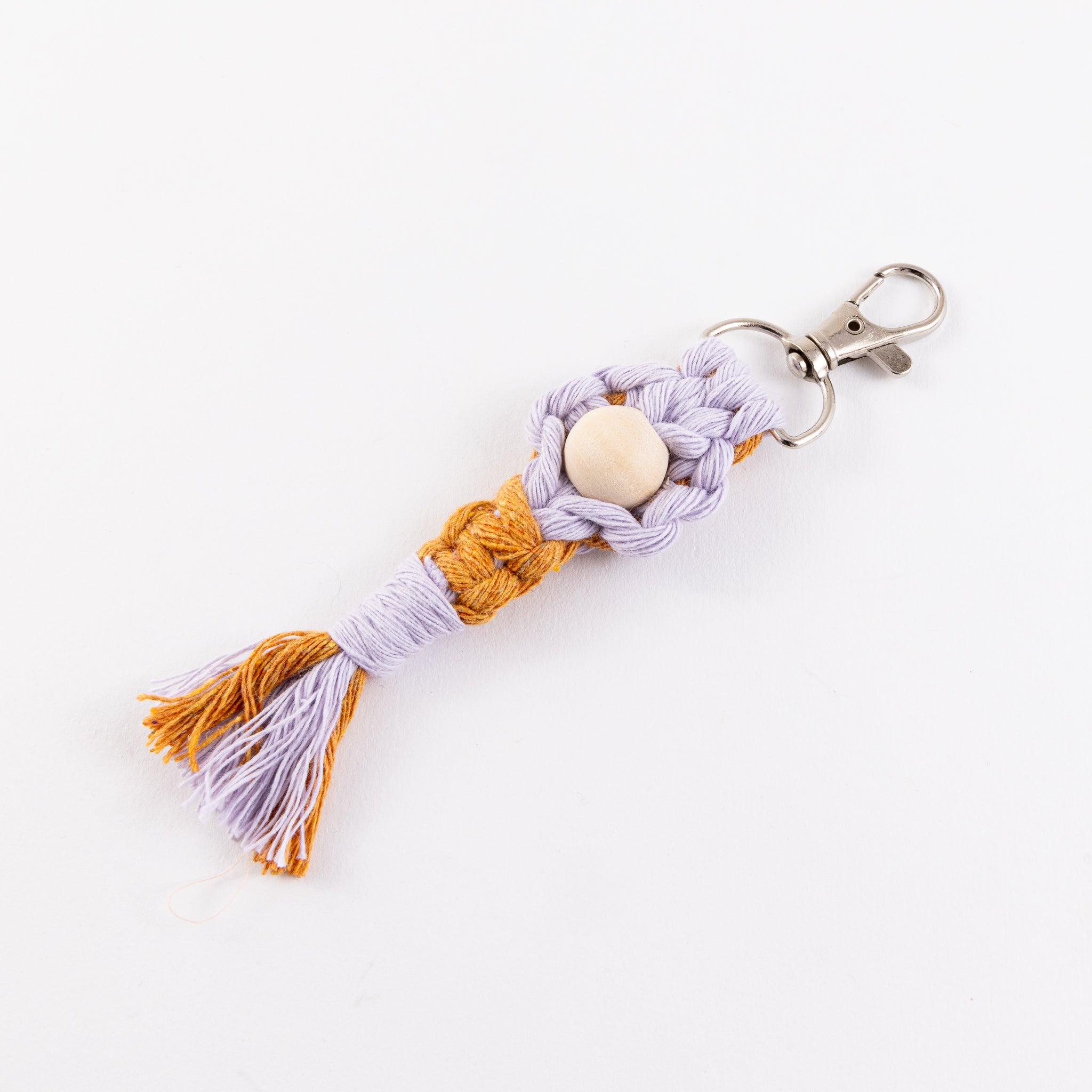 Minttu Fibre Arts - Keychain Flower Macrame - Single