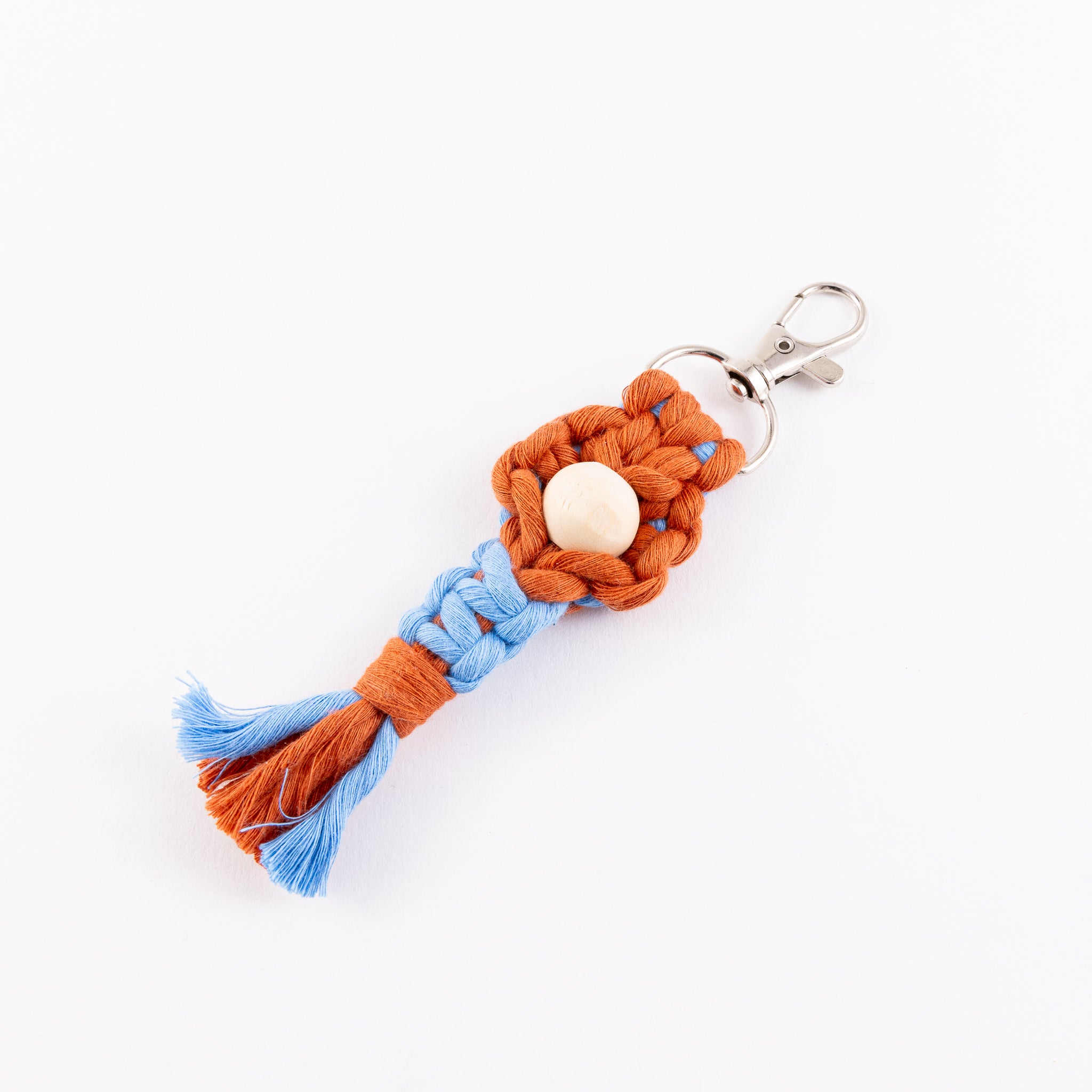 Minttu Fibre Arts - Keychain Flower Macrame - Single