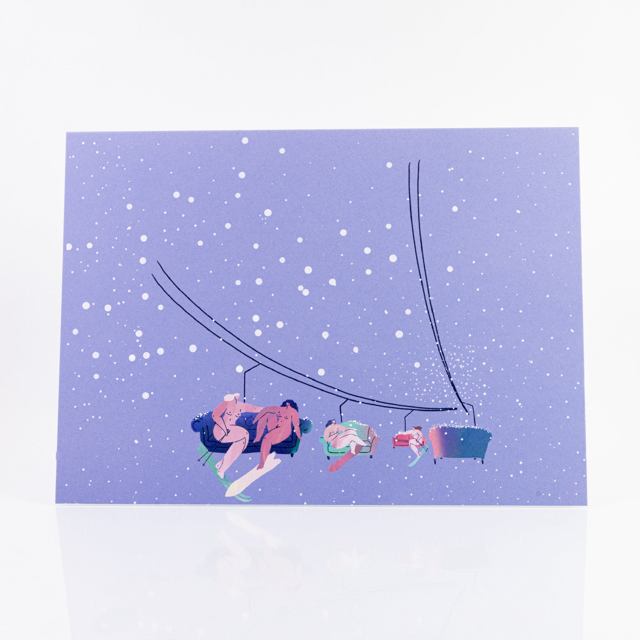 Would Be Nude Not To - Greeting Card - Dream Day Winter