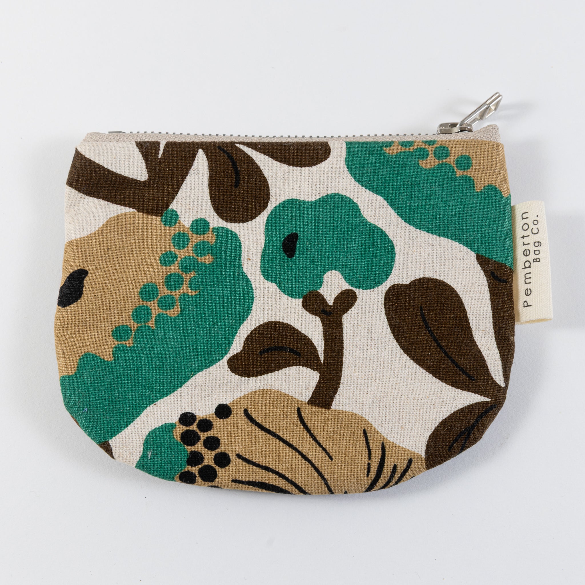Small Zip Oilskin Purse