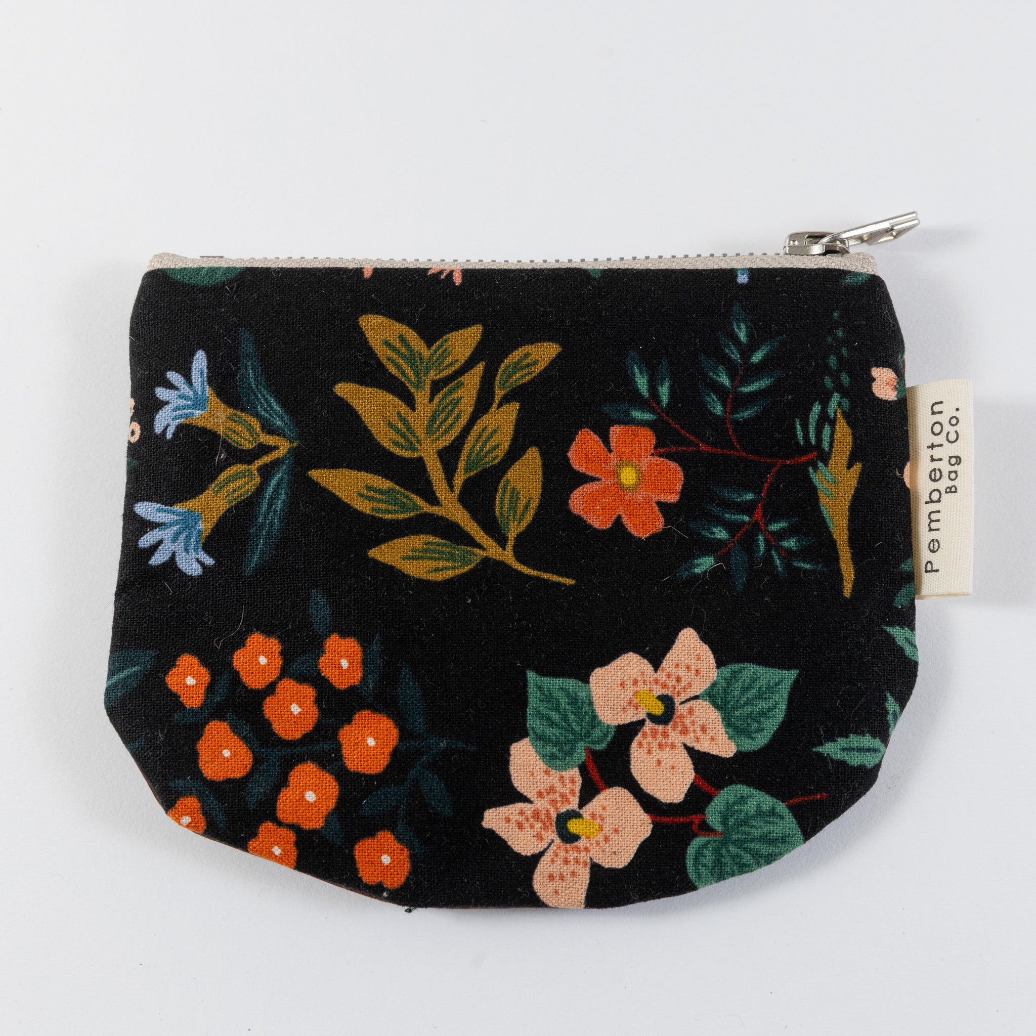 Small Zip Oilskin Purse