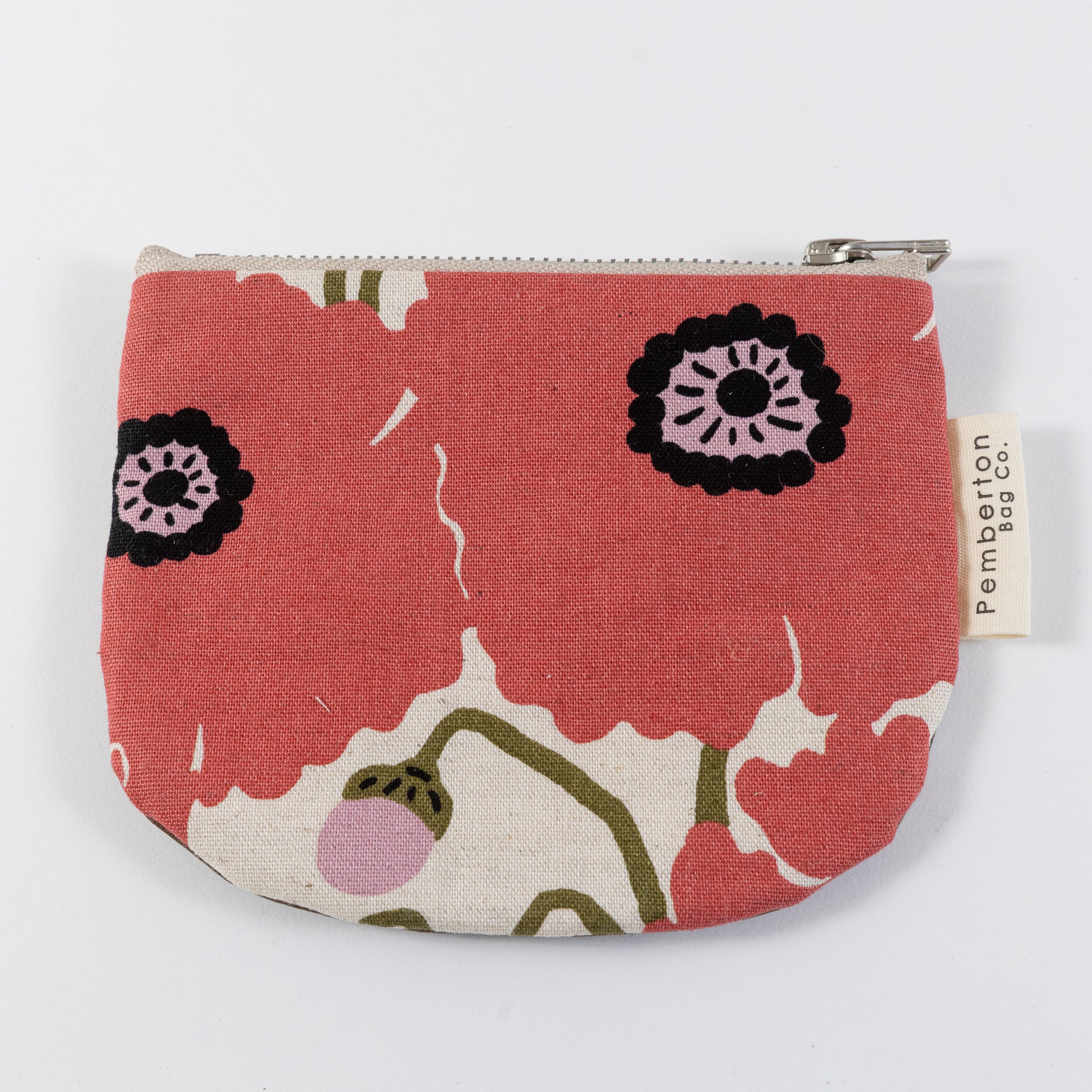 Small Zip Oilskin Purse