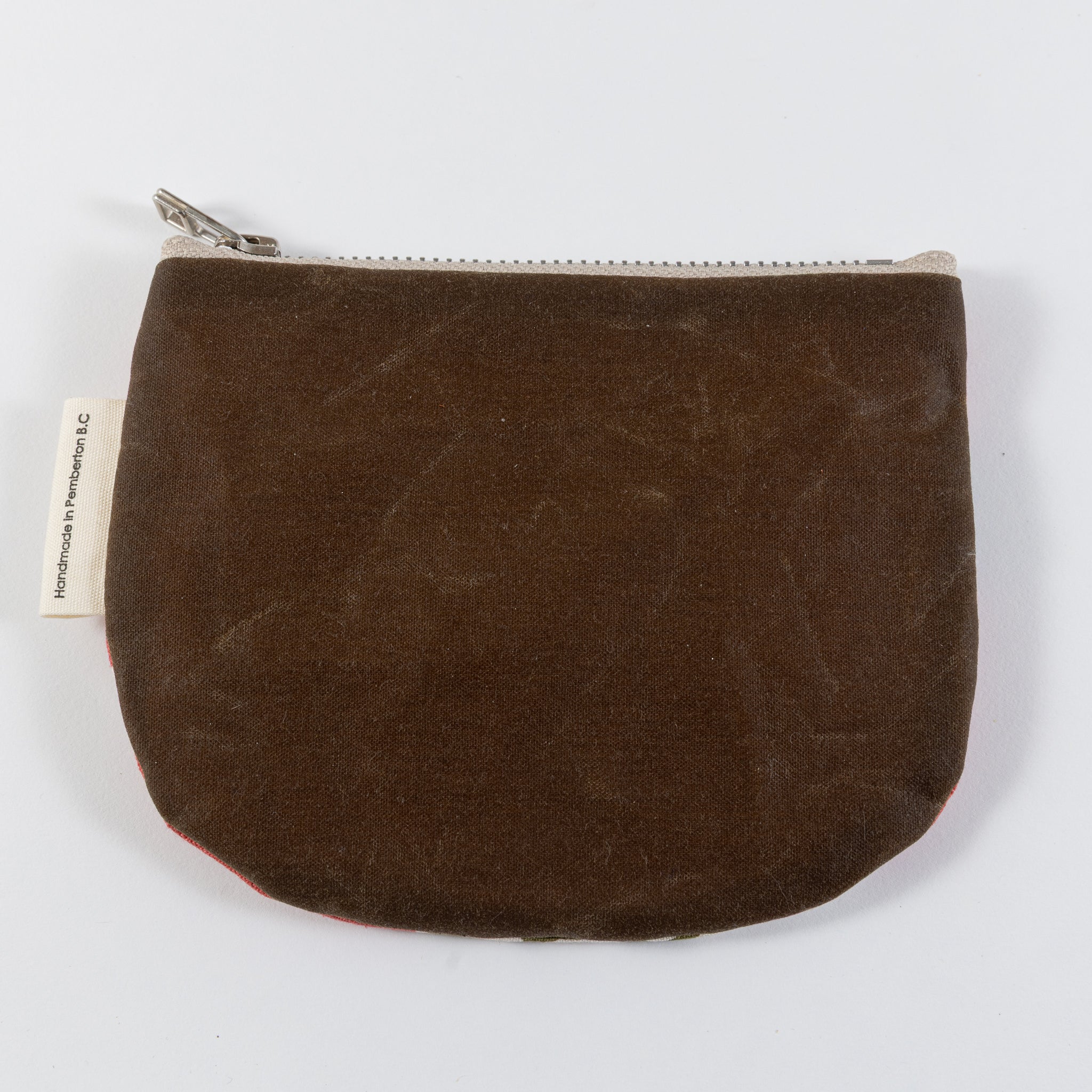 Small Zip Oilskin Purse