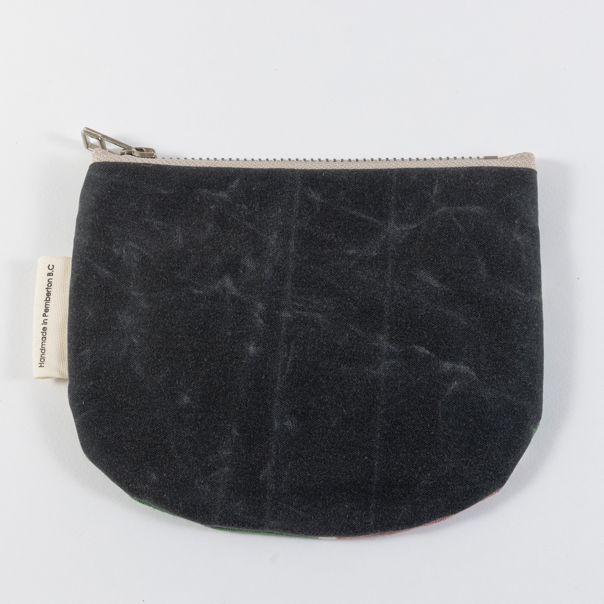 Small Zip Oilskin Purse