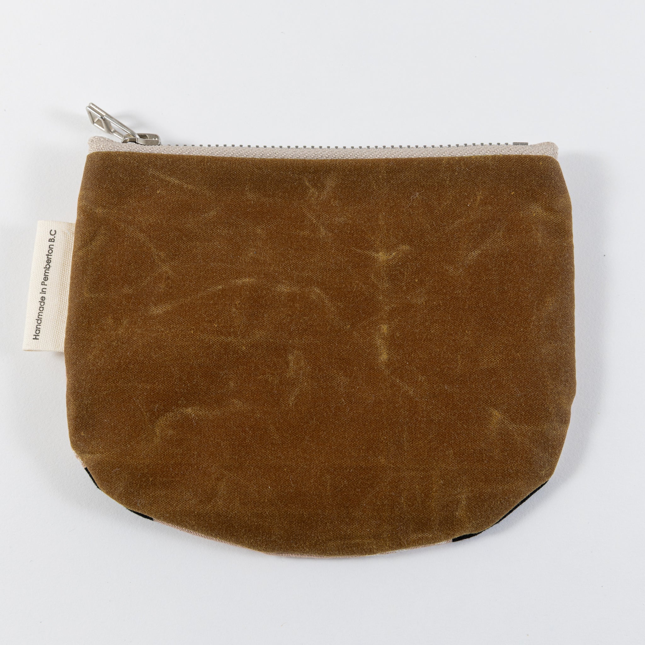 Small Zip Oilskin Purse