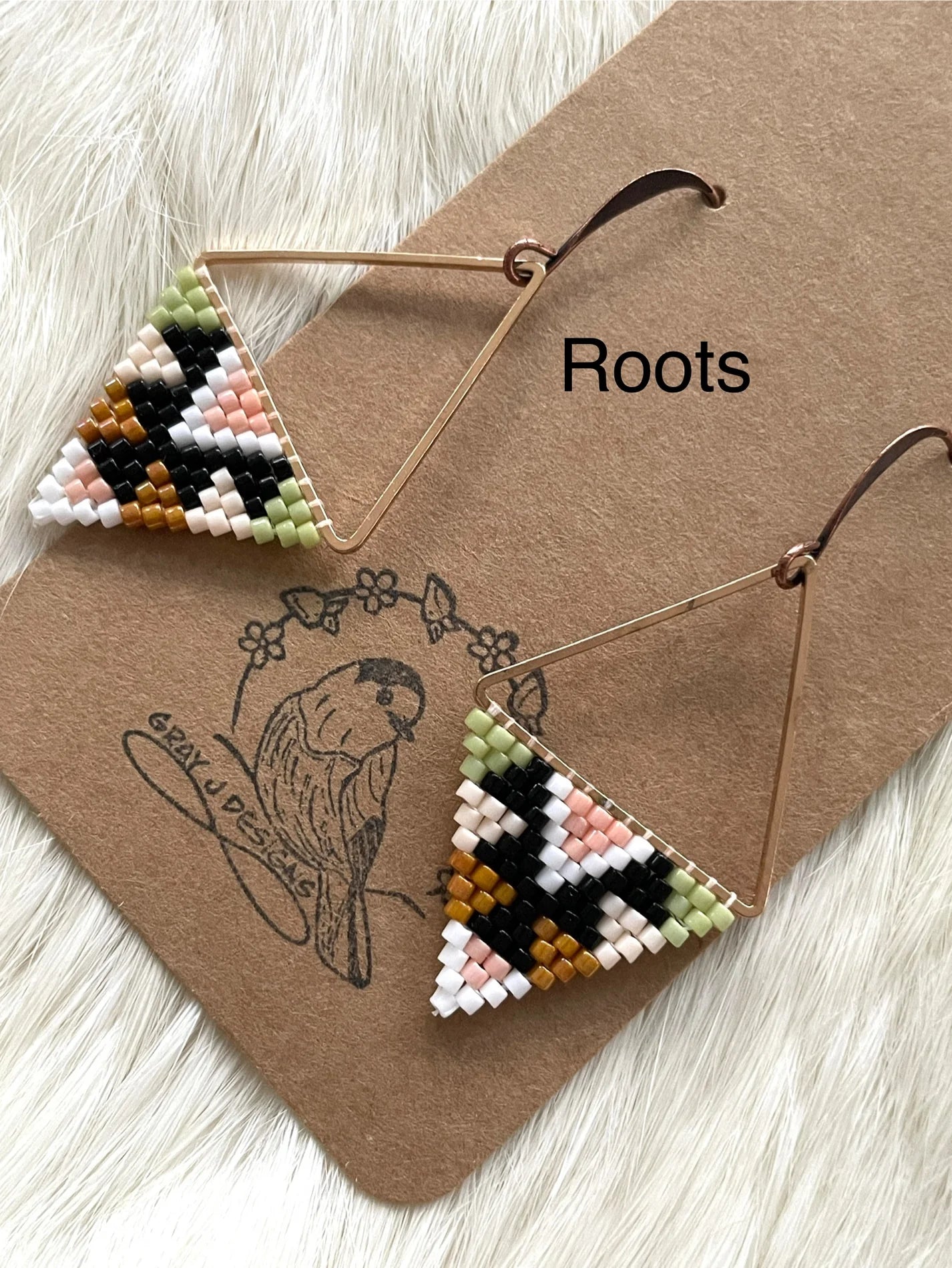 Earrings - Petite Triangles