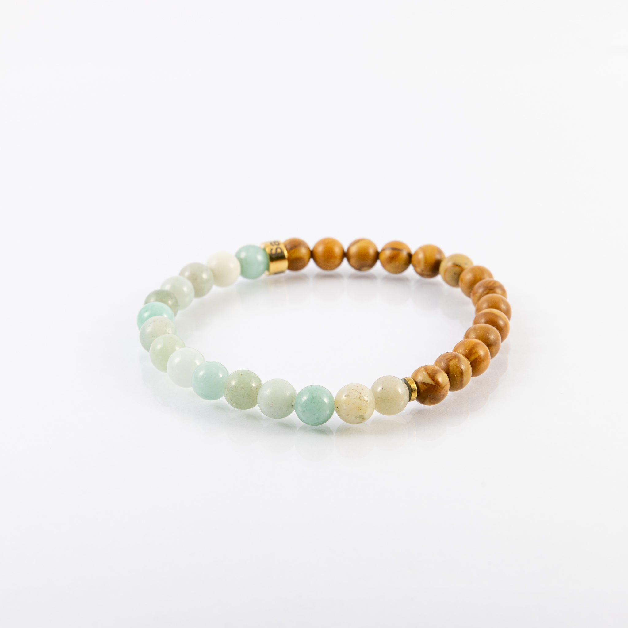 Sand & Sea Gemstone Stacking Bracelet