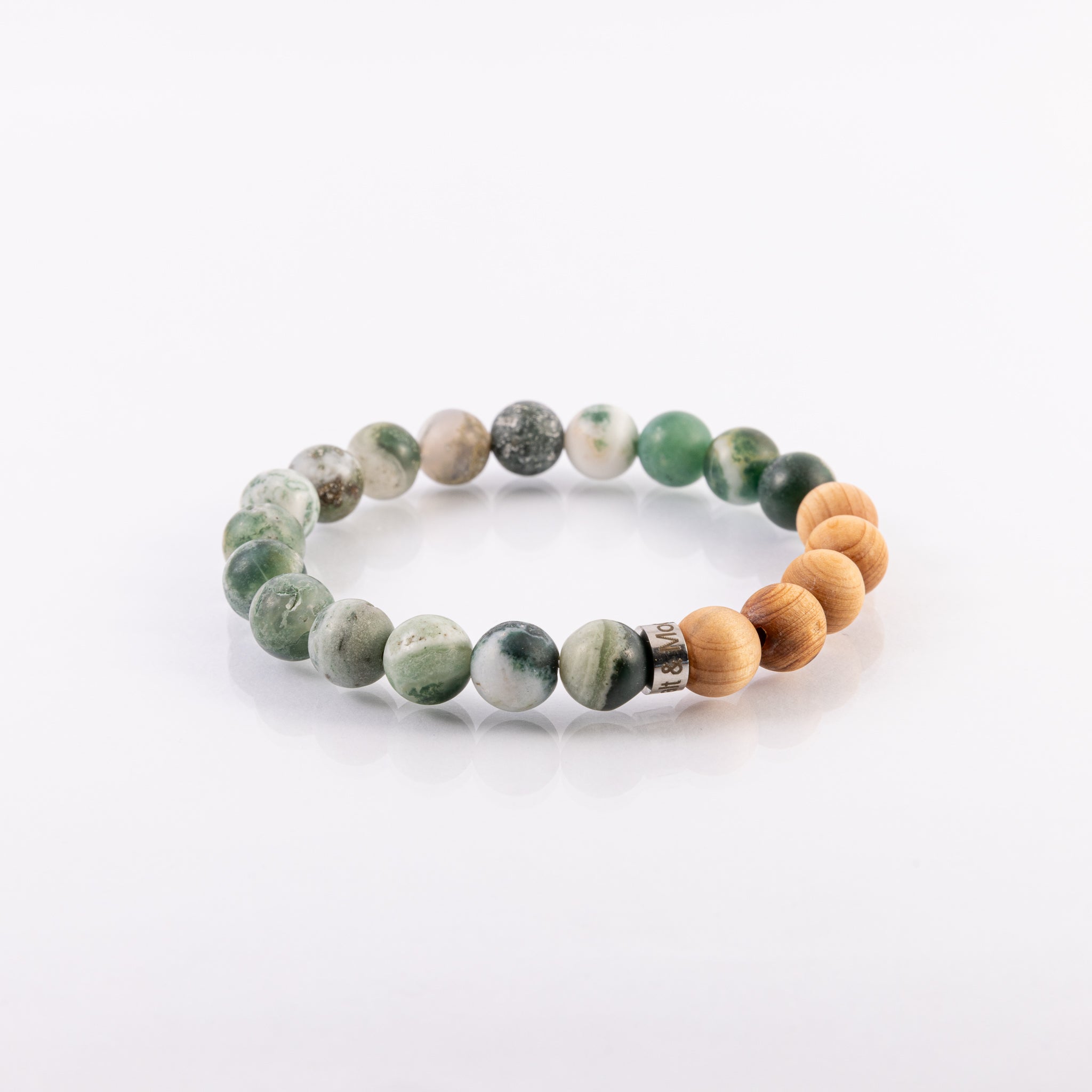 Salt and Moon - West Coast Wild - Alpine Gemstone & Cedarwood Unisex Bracelet