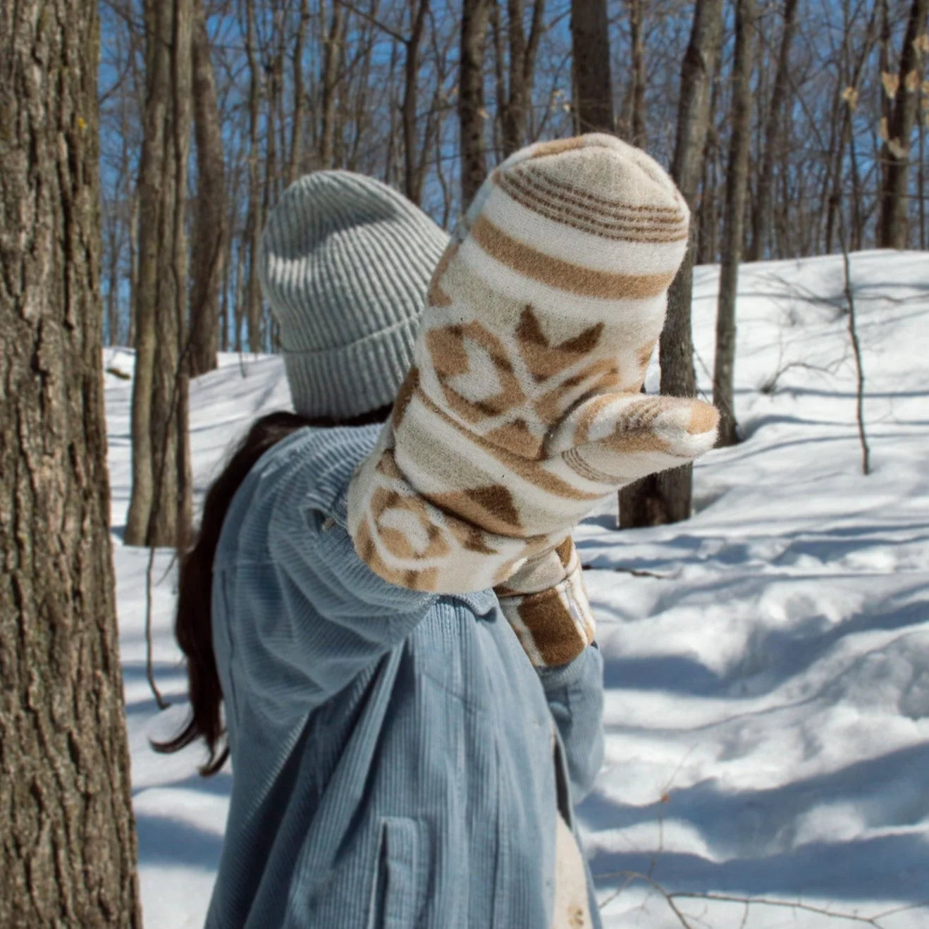 Sand Sherpa Mittens
