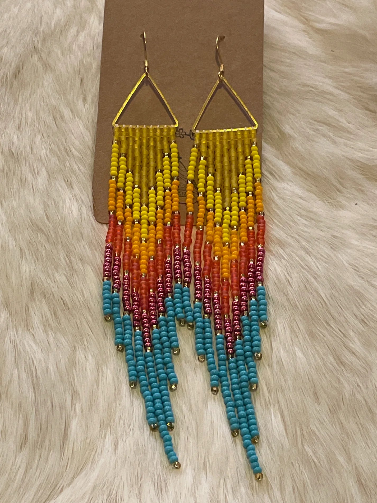 Earrings - Long fringe
