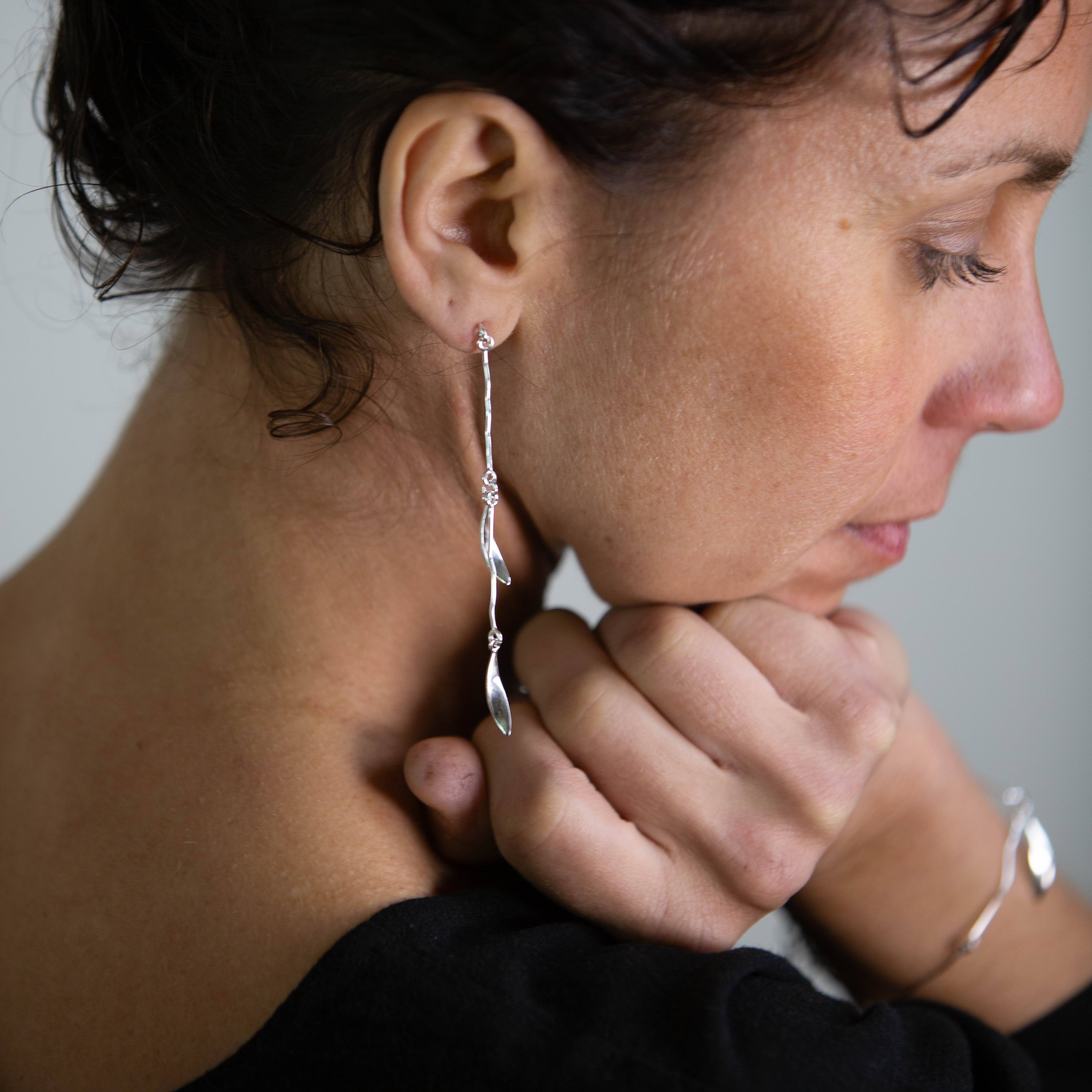 Earrings - Weeping Willow Long