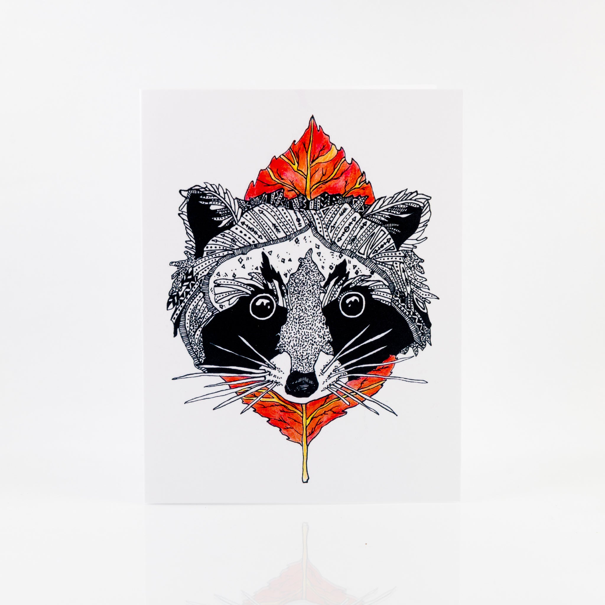 Zessel Designs - Greeting Card - Racoon