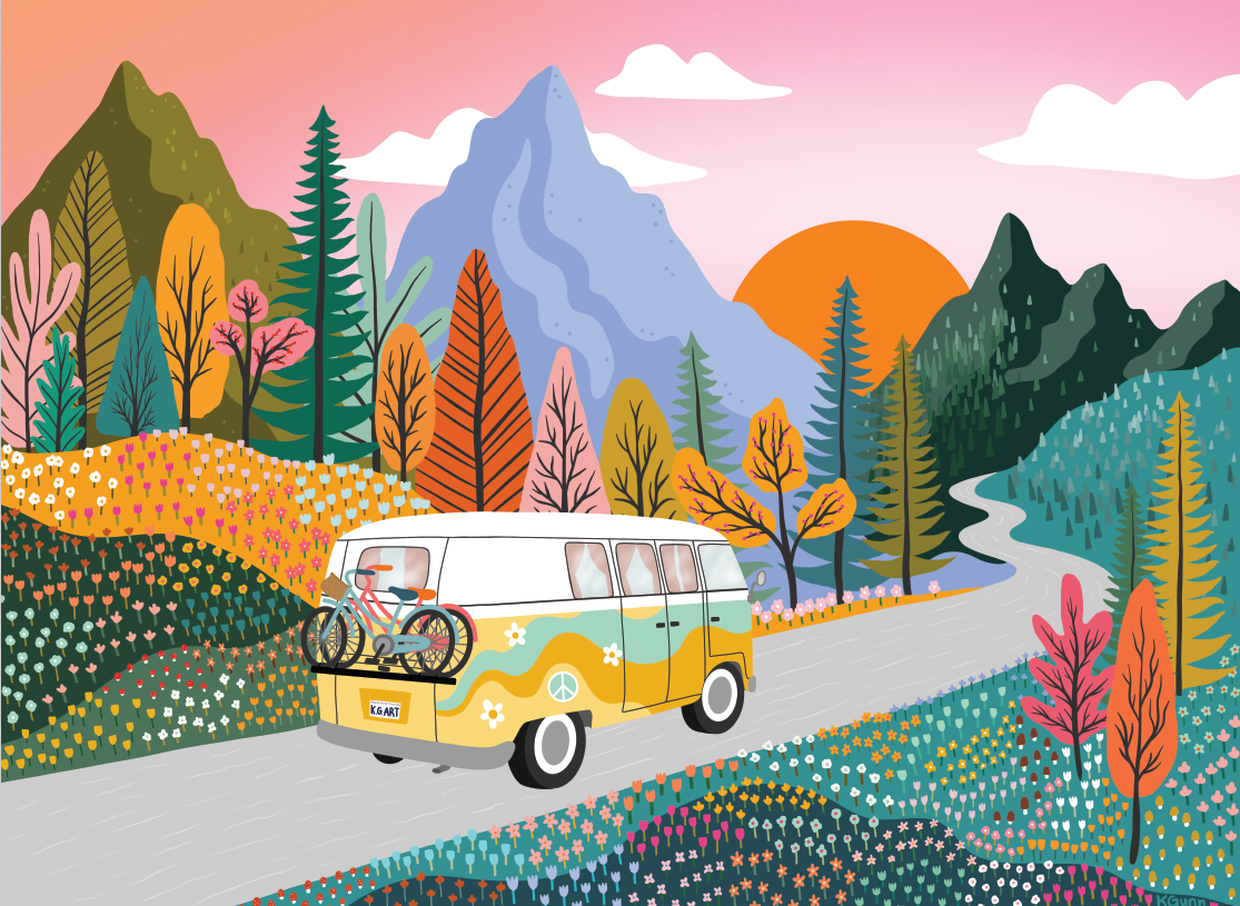 Jigsaw Puzzle - Road Trip - 250 pcs