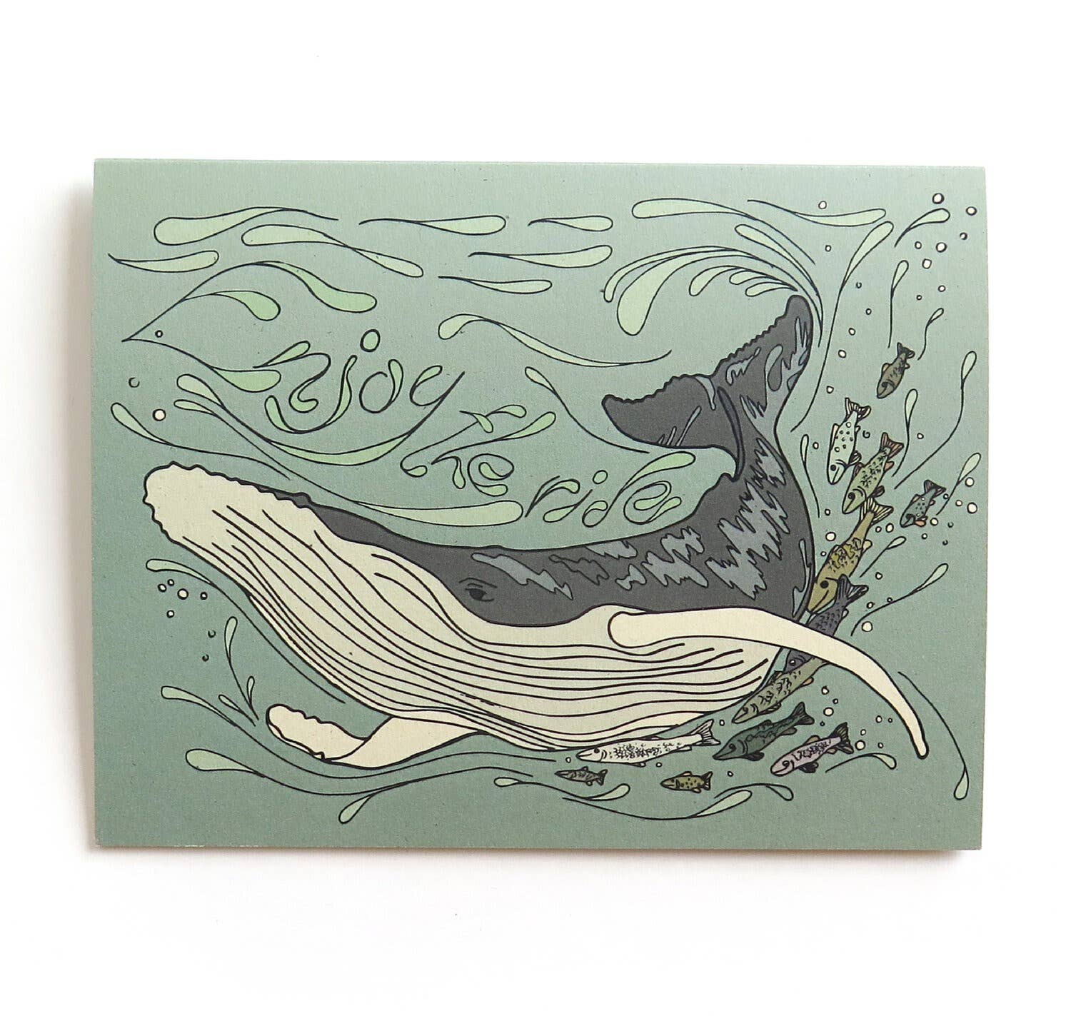 Wild Life Illustration Co - Enjoy the Ride Whale Card