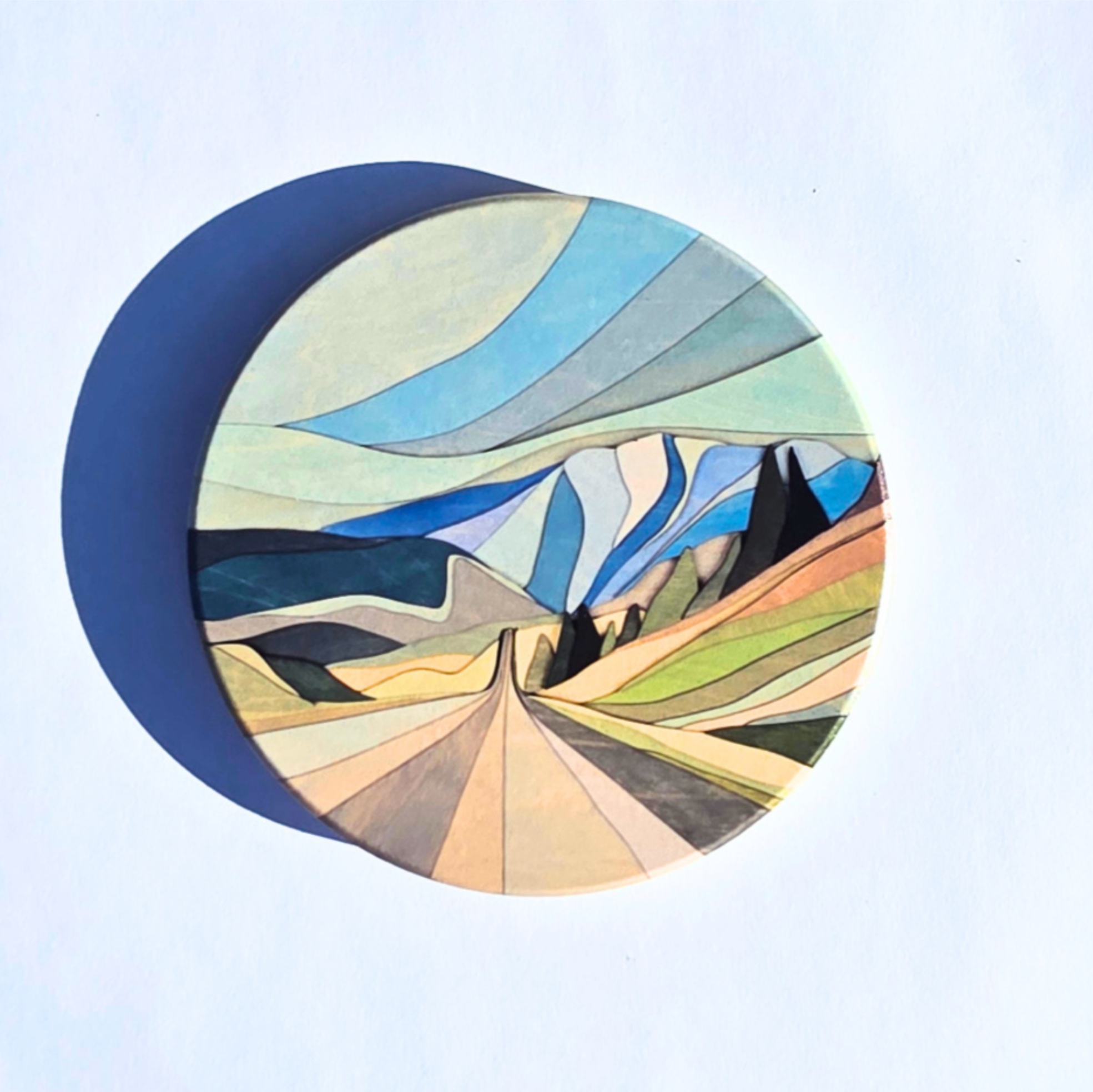 Road Trip Ceramic Coaster