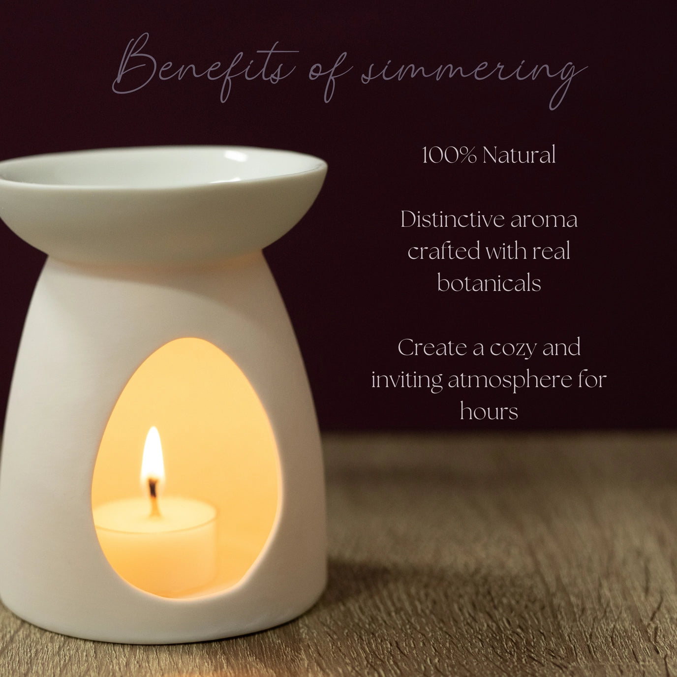 Be Festive Simmer Melt | Natural Peppermint Cocoa Botanical Wax Cubes