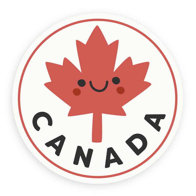 Sticker - Cute Canada Maple Leaf
