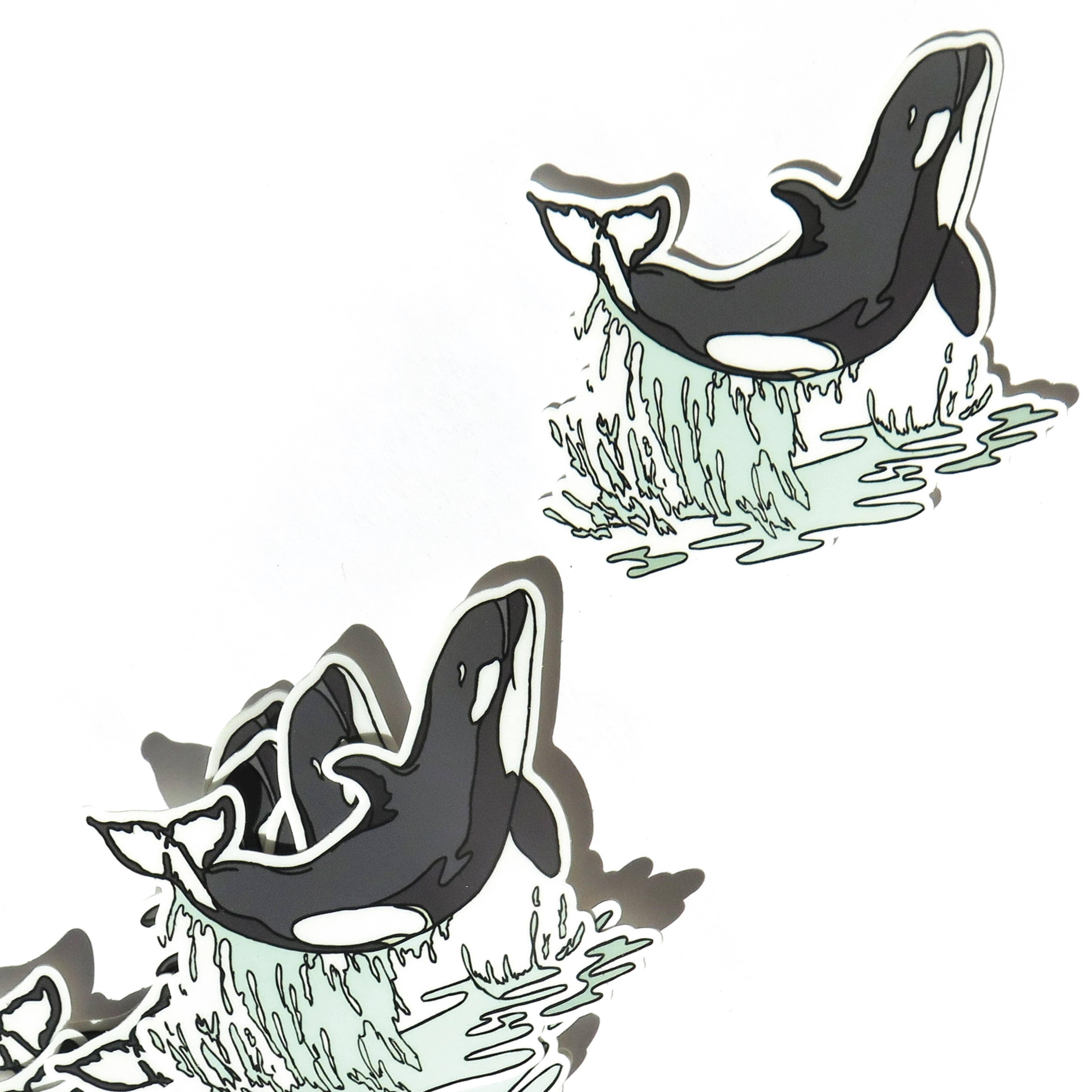 Wild Life Illustration Co - Orca Sticker