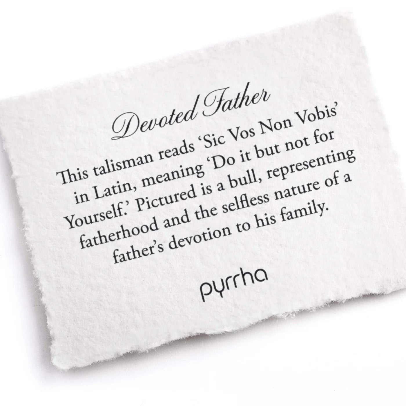 Pyrrha Necklace - Devoted Father
