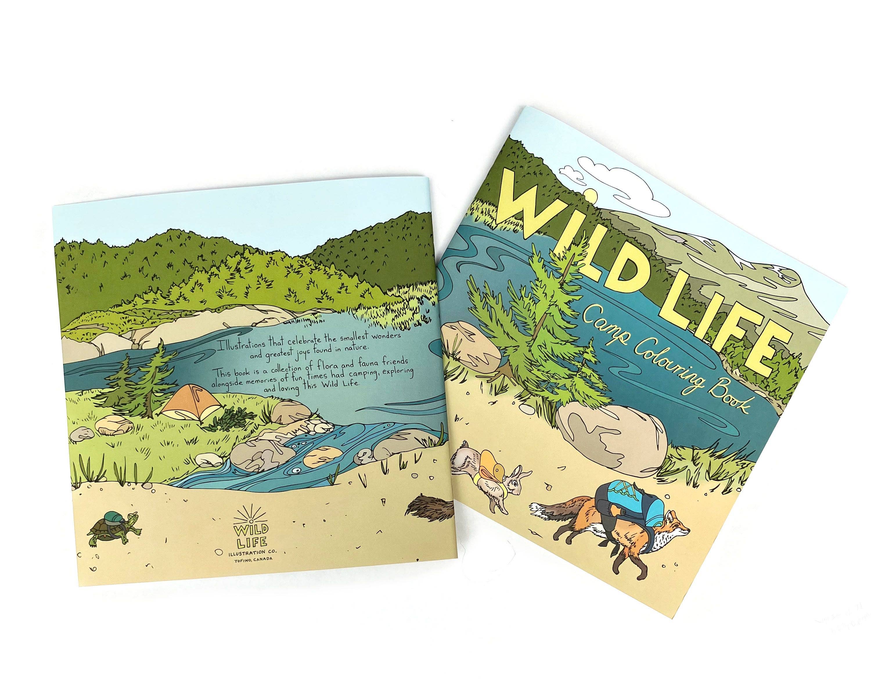 Wild Life Illustration Co - Wild Life Camp Colouring Book