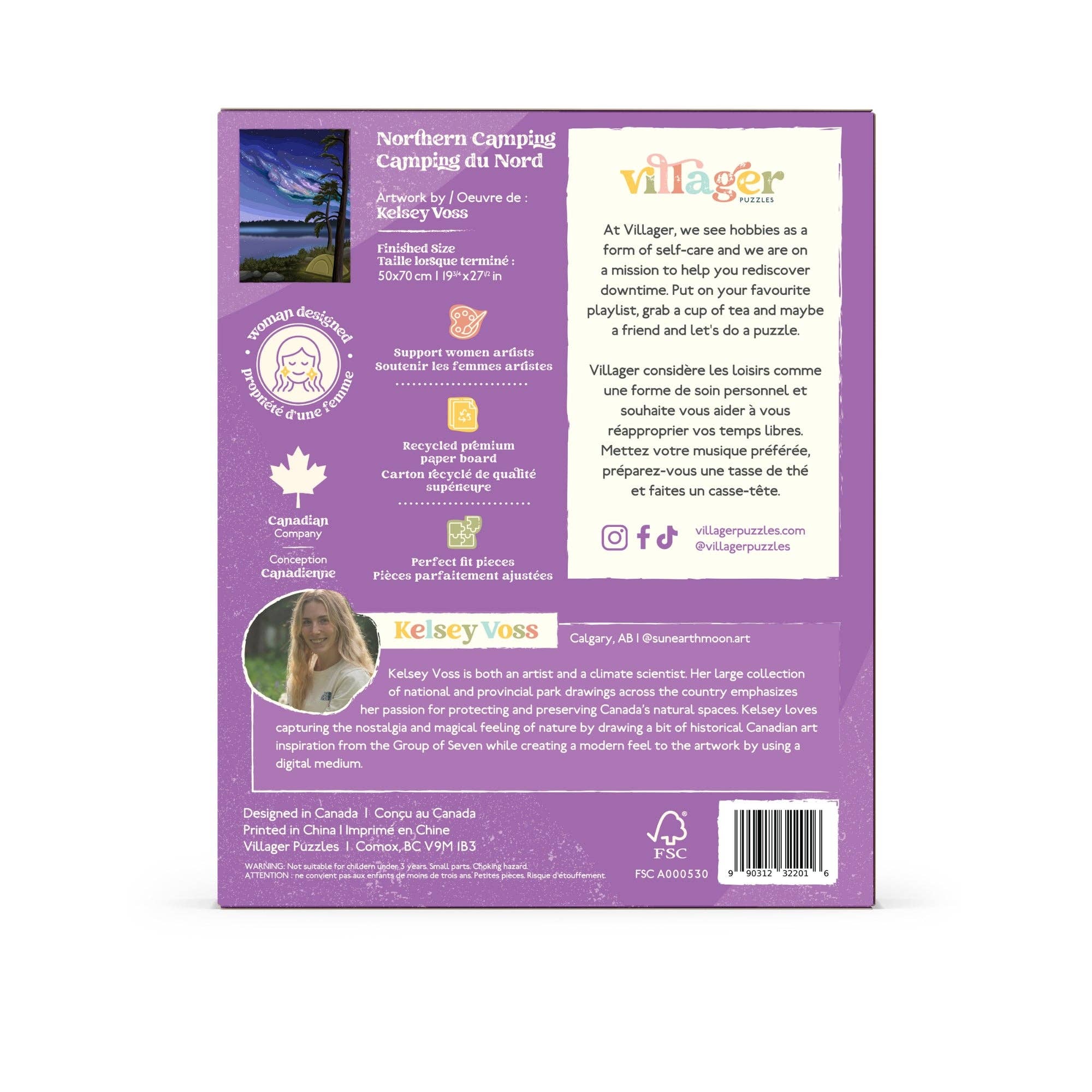 1000-Piece Puzzle - Northern Camping